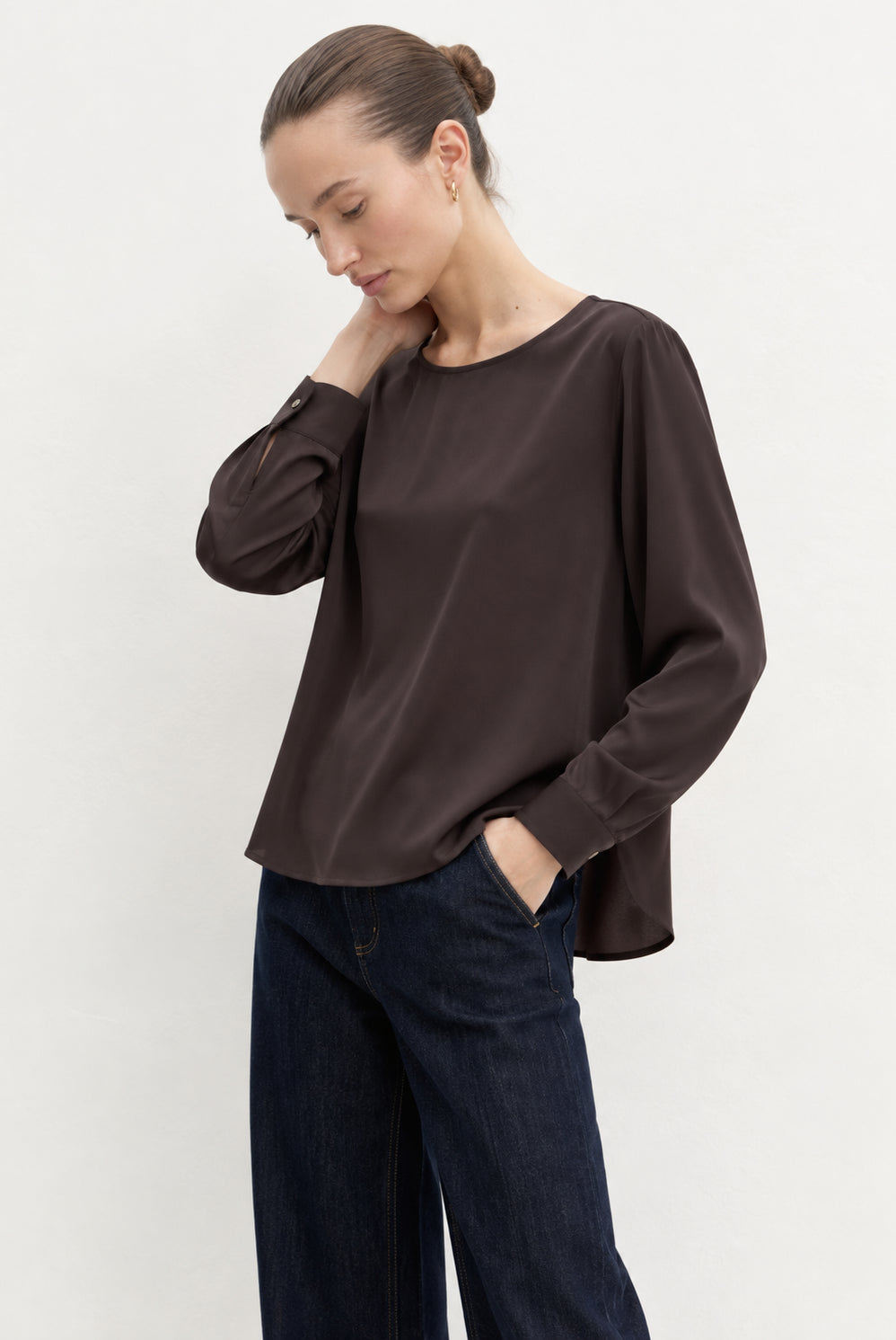 Emme Marella Blusa Donna Emmcursore Testa di Moro 2625116091200 011 EMME MARELLA