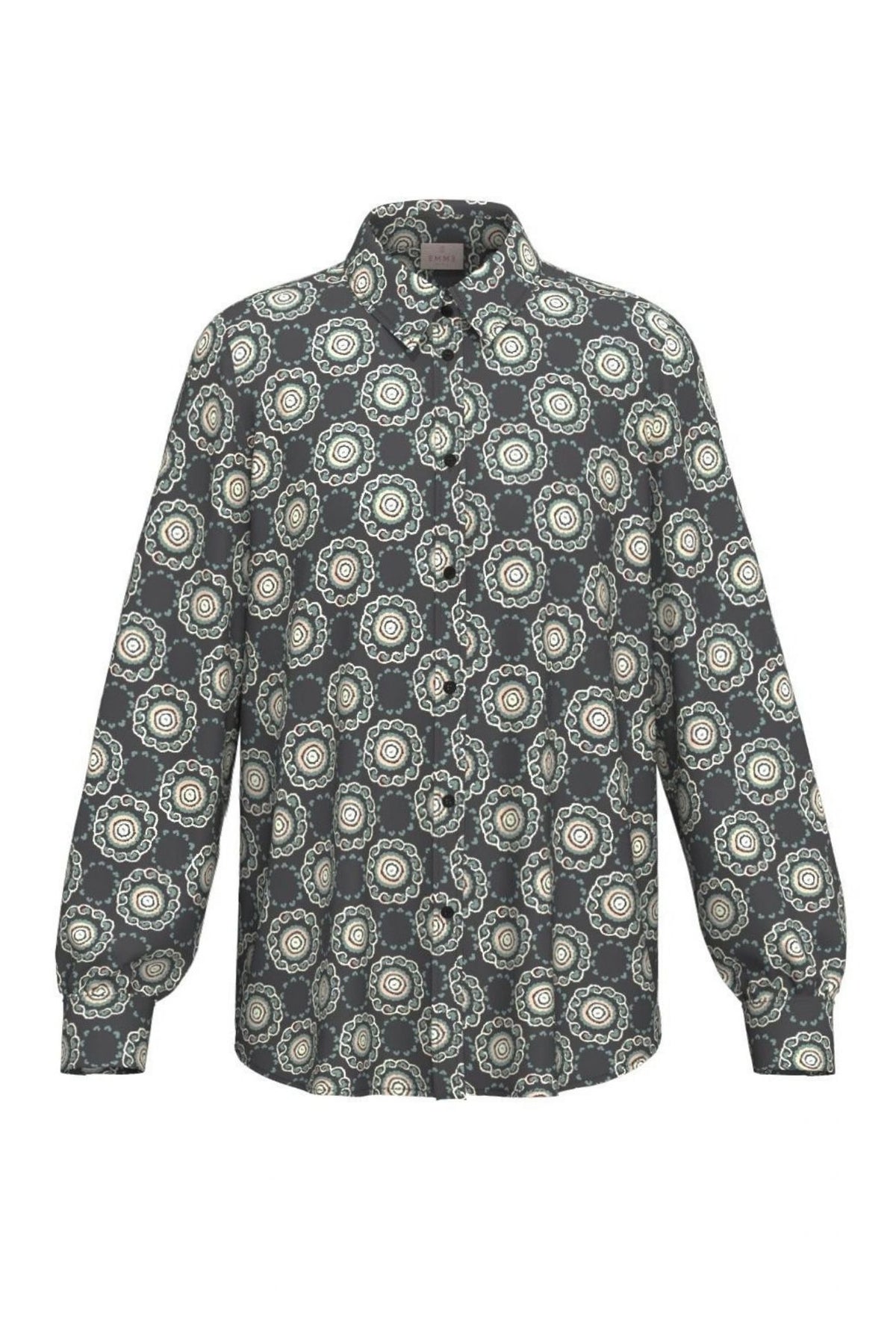 Emme Marella Camicia Donna Emmspiga Grigio Scuro 2625116161200 004 EMME MARELLA