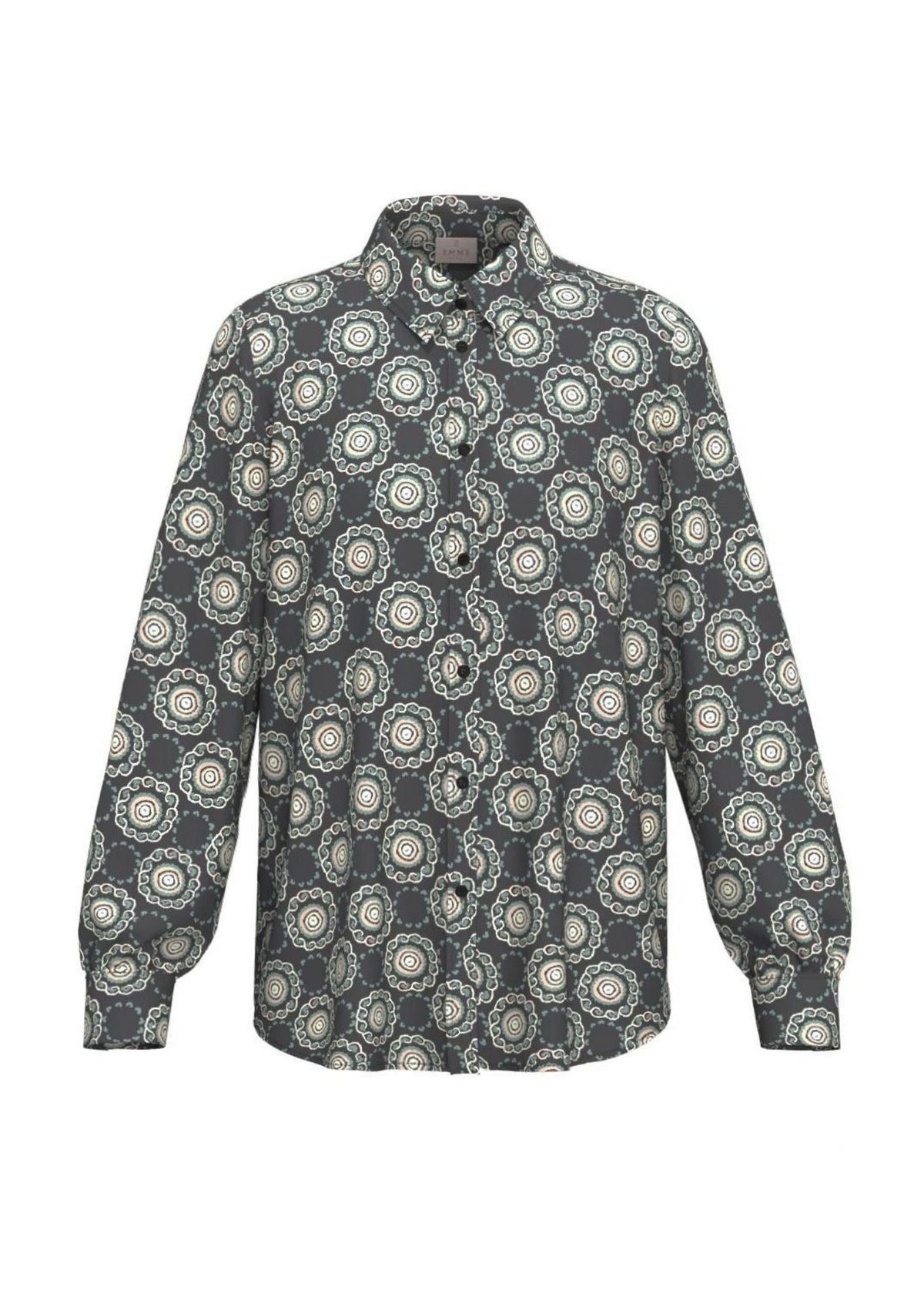 Emme Marella Camicia Donna Emmspiga Grigio Scuro 2625116161200 004 EMME MARELLA