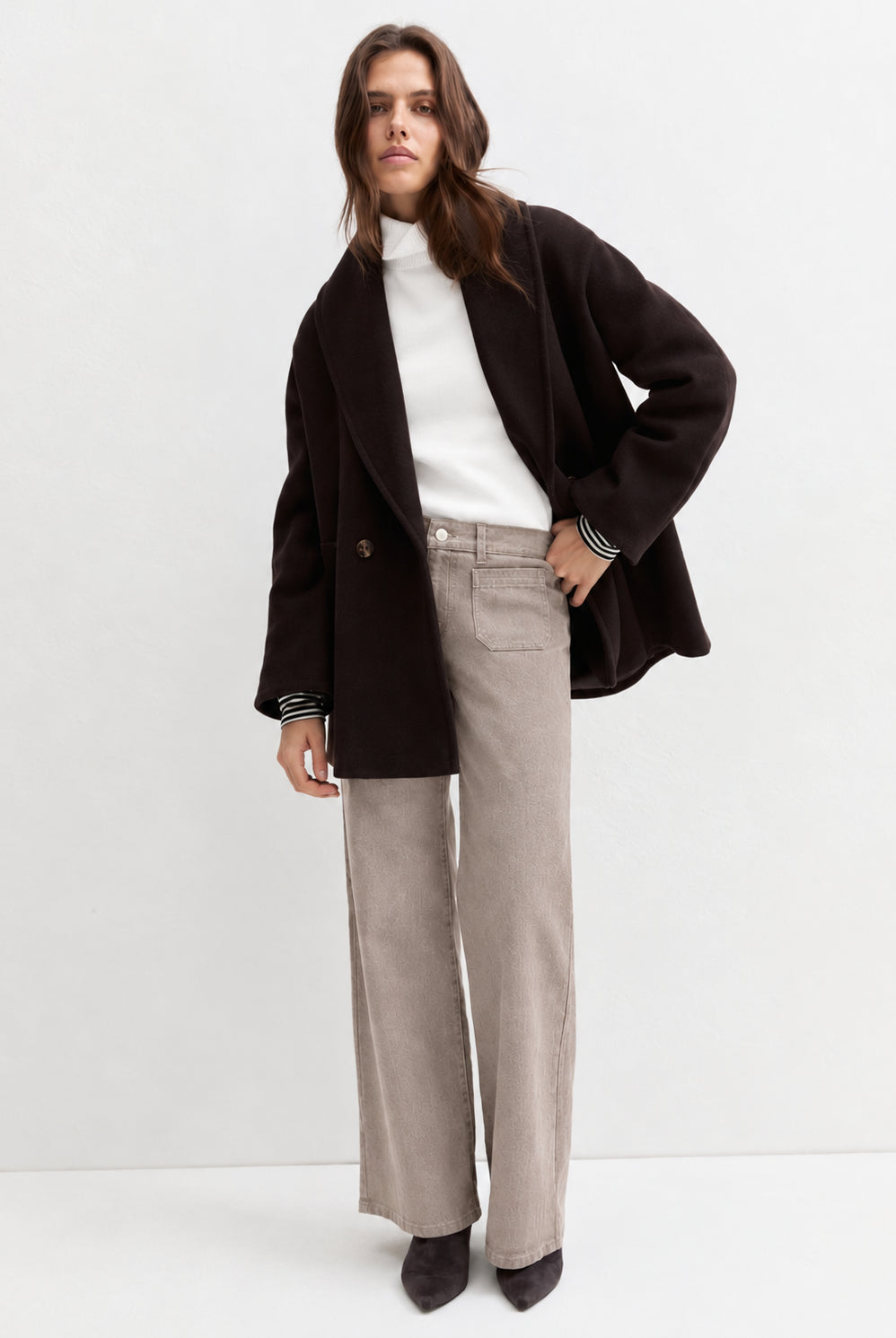 Emme Marella Pantalone Donna Emmestro Ecru 2625136052200 001 EMME MARELLA