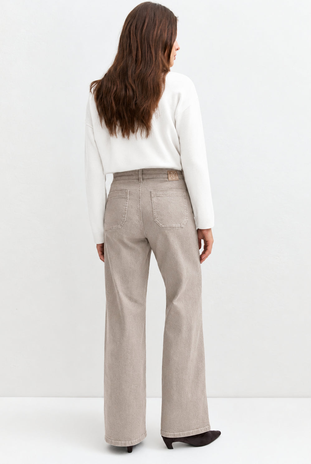 Emme Marella Pantalone Donna Emmestro Ecru 2625136052200 001 EMME MARELLA