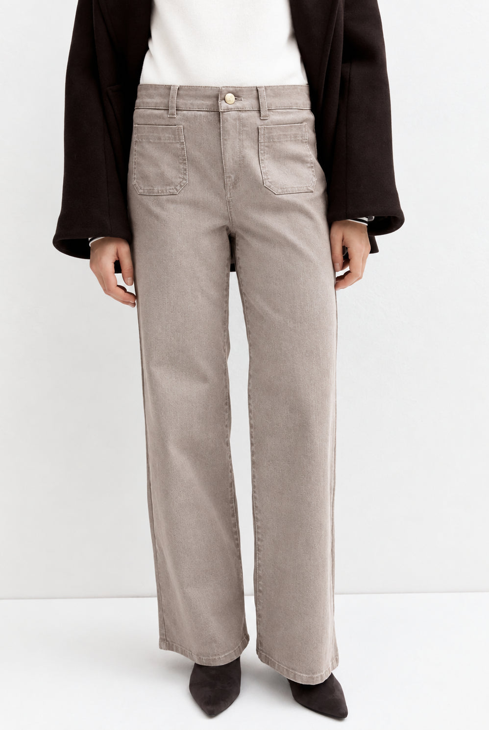 Emme Marella Pantalone Donna Emmestro Ecru 2625136052200 001 EMME MARELLA