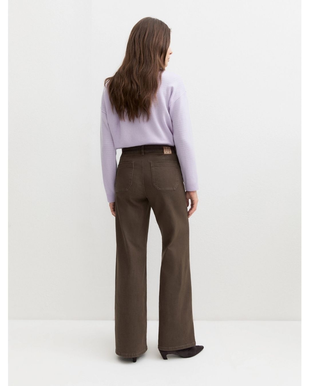 Pantalone ampio Tortora 2625136052200 002 EMME MARELLA