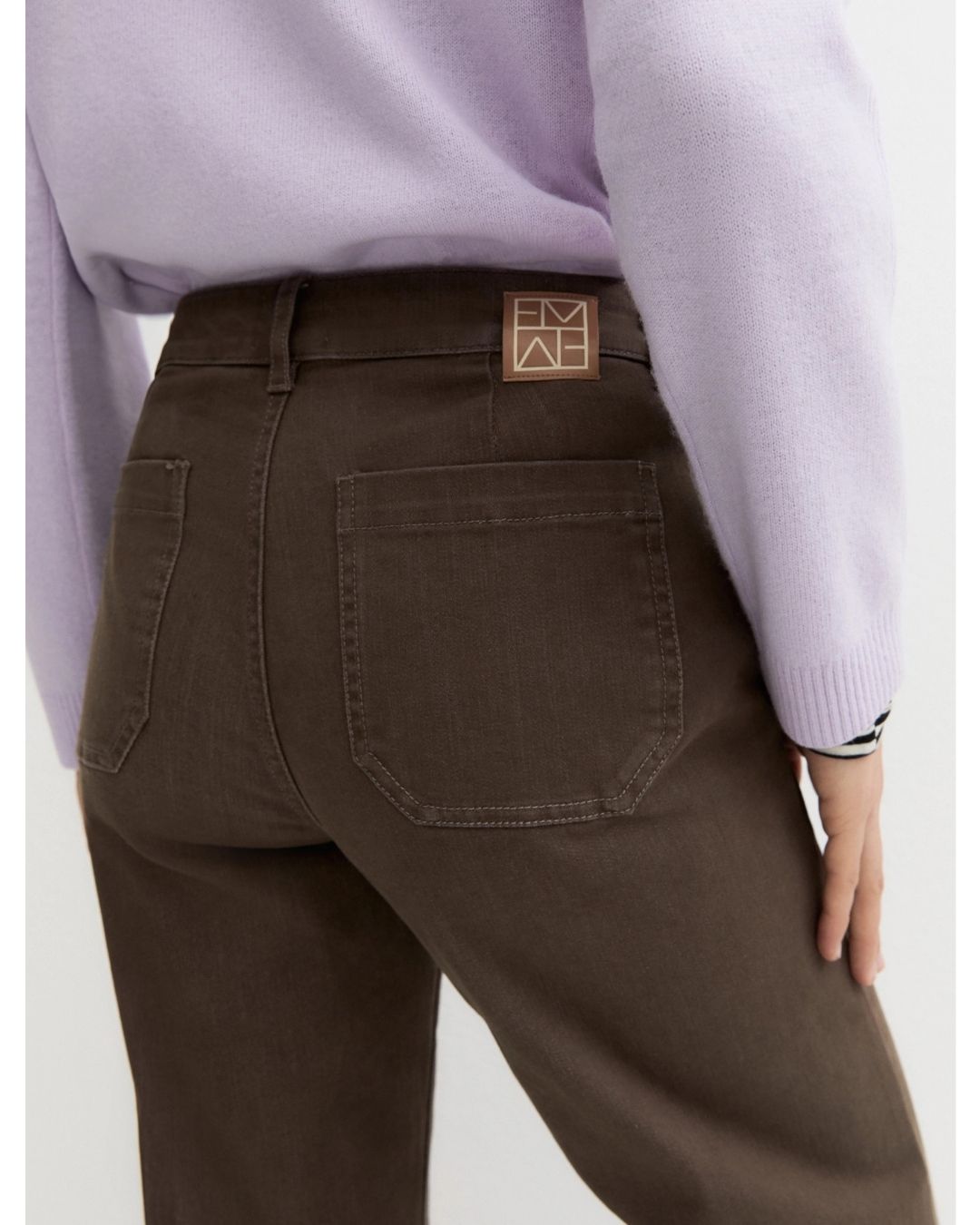 Pantalone ampio Tortora 2625136052200 002 EMME MARELLA
