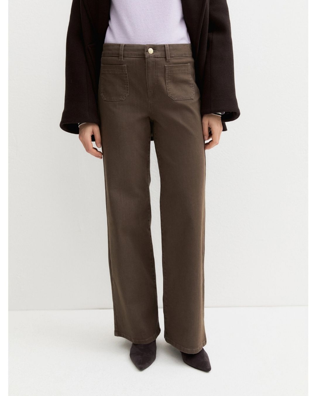Pantalone ampio Tortora 2625136052200 002 EMME MARELLA