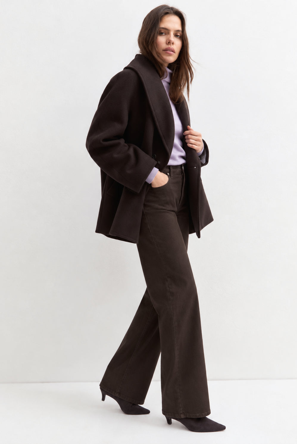 Emme Marella Pantalone Donna Emmestro Marrone Bosco 2625136052200 003 EMME MARELLA