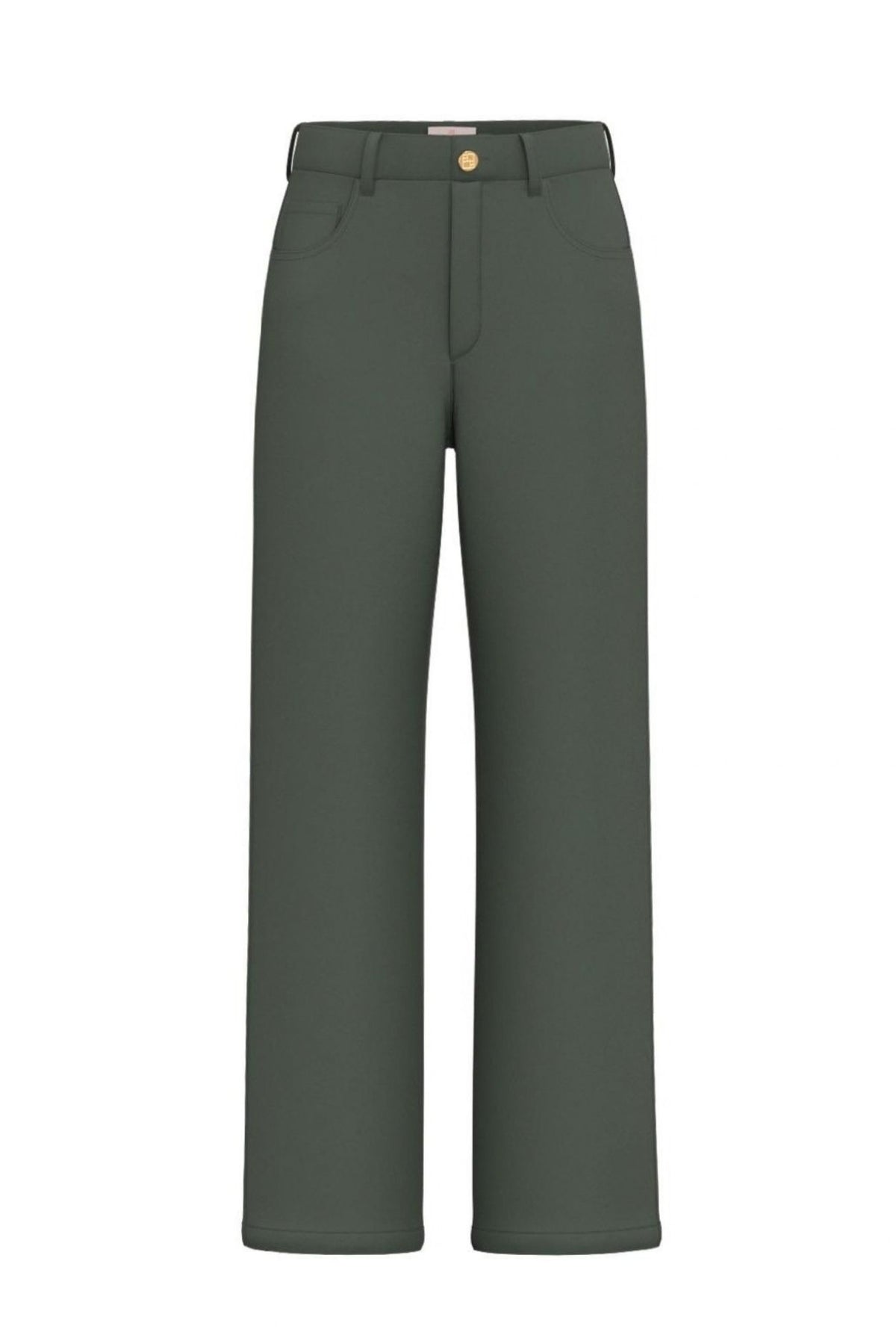 Emme Marella Pantalone Donna Emmfuxia Verde Sottobosco 2625136061200 003 EMME MARELLA