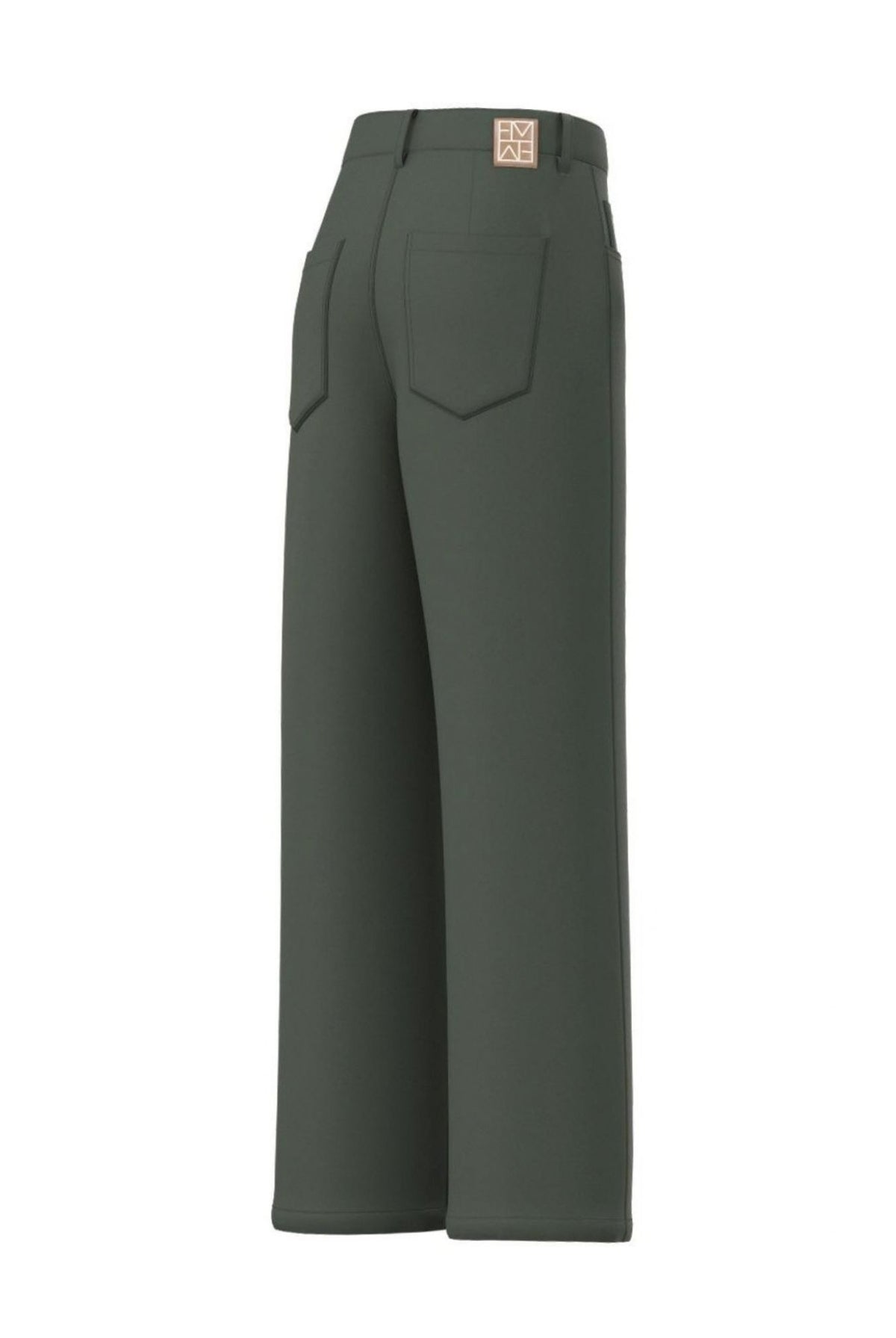 Emme Marella Pantalone Donna Emmfuxia Verde Sottobosco 2625136061200 003 EMME MARELLA