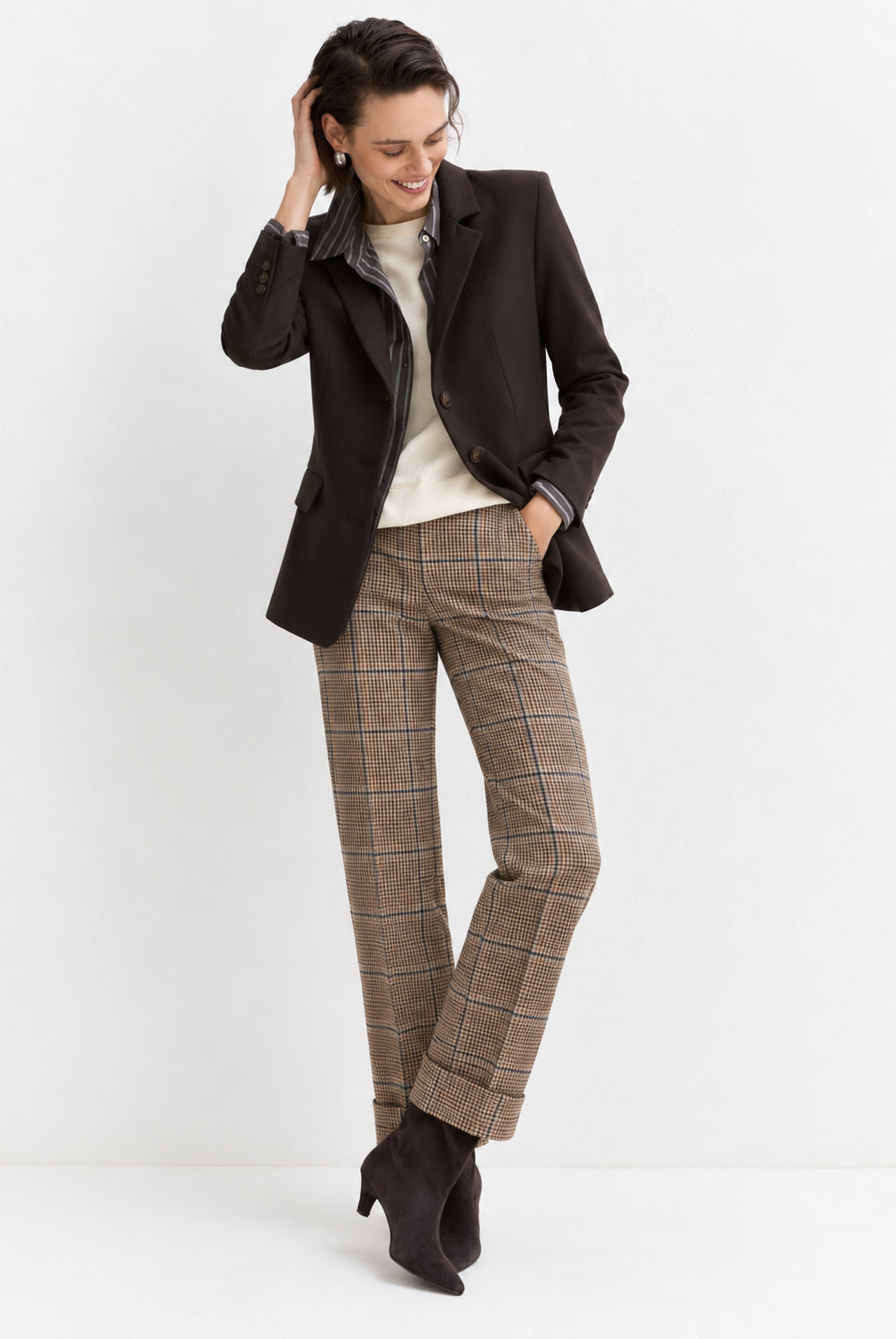 Emme Marella Pantalone Donna Emmflirt Ecru 2625136082200 006 EMME MARELLA