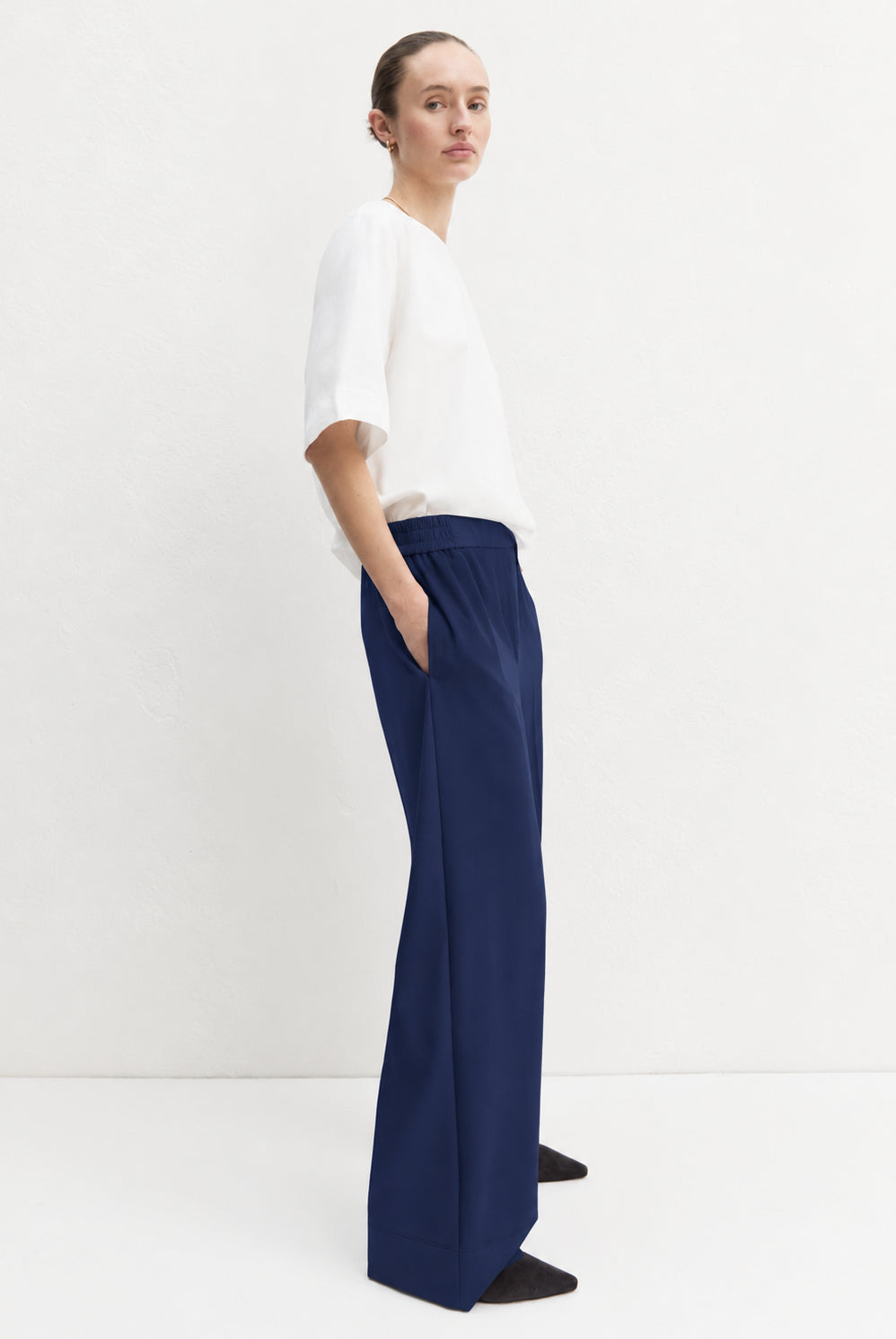 Emme Marella Pantalone Donna Emmfiesta Navy 2625136111200 001 EMME MARELLA
