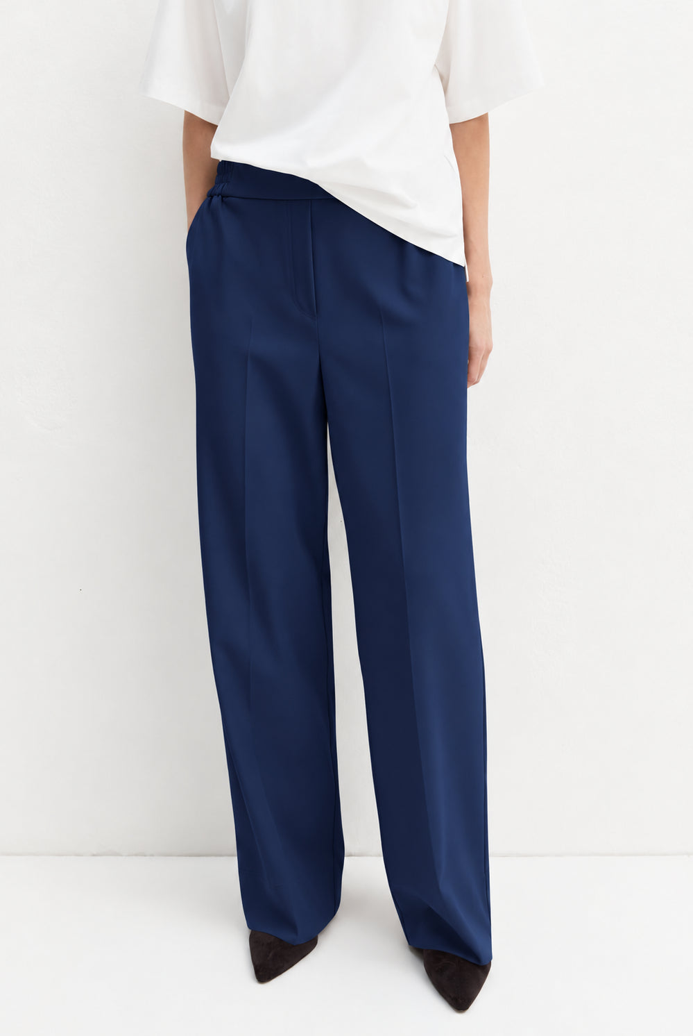 Emme Marella Pantalone Donna Emmfiesta Navy 2625136111200 001 EMME MARELLA