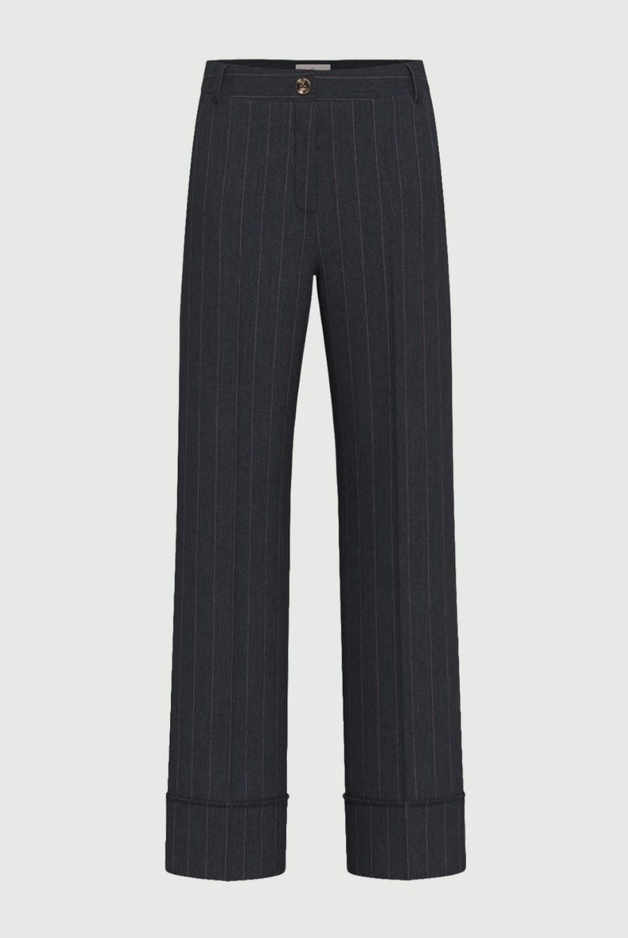 Pantalone dritto in gabardina stretch Blu 2625136202200 002 EMME MARELLA