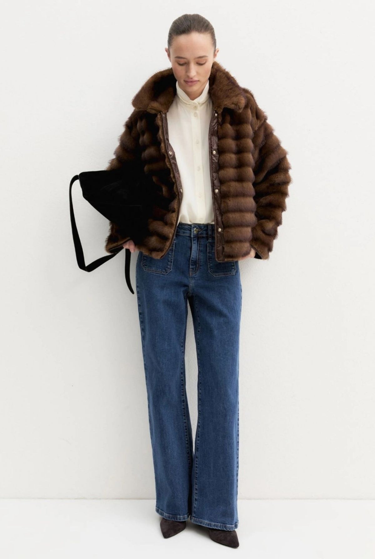 Jeans wide flare Emmwhideflare Blu 2625186021200 003 EMME MARELLA