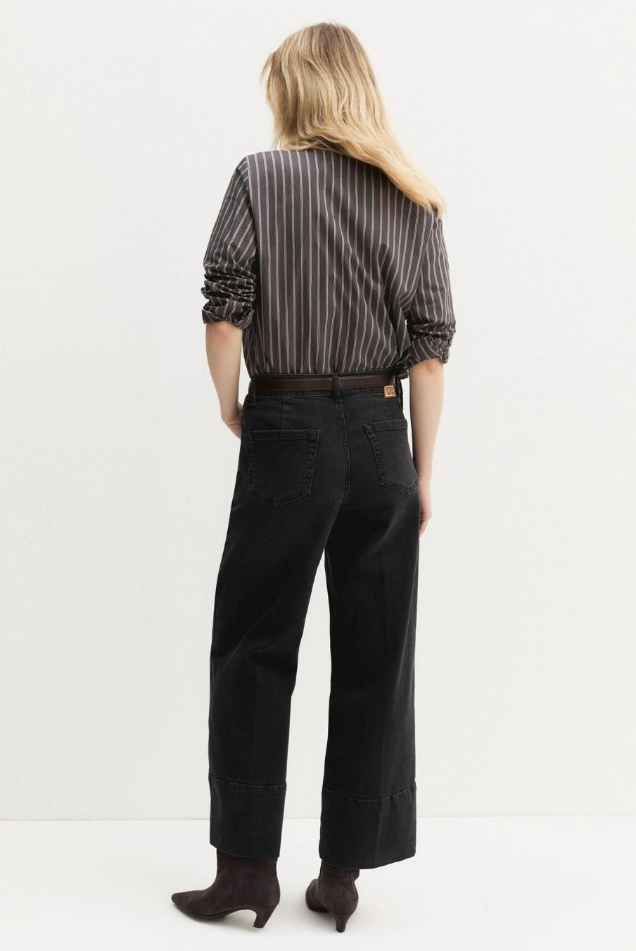 Jeans cropped Nero 2625186041200 004 EMME MARELLA