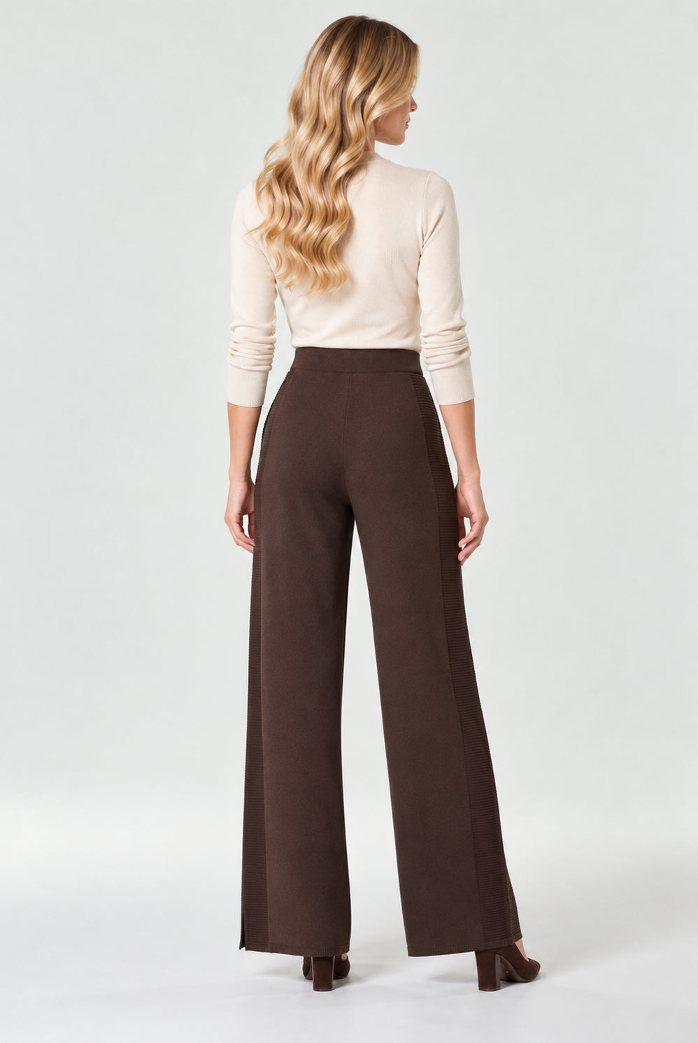 Pantalone in viscosa stretch Emmfoggia Testa di Moro 2625336011200 008 EMME MARELLA