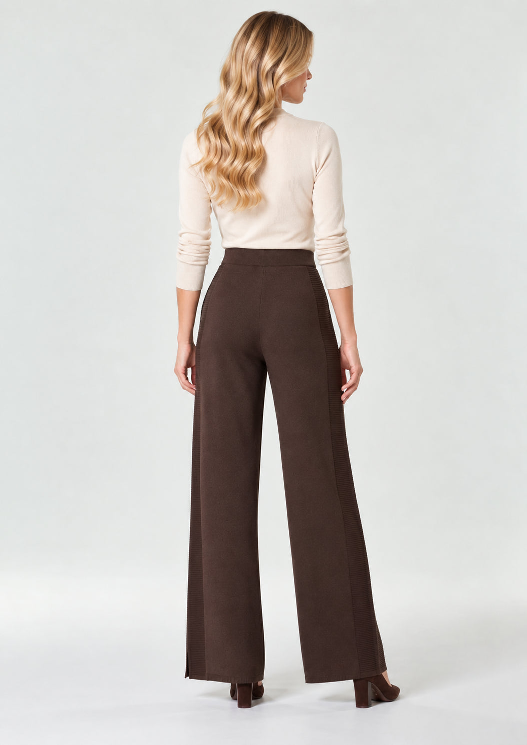 Pantalone in viscosa stretch Emmfoggia Testa di Moro 2625336011200 008 EMME MARELLA