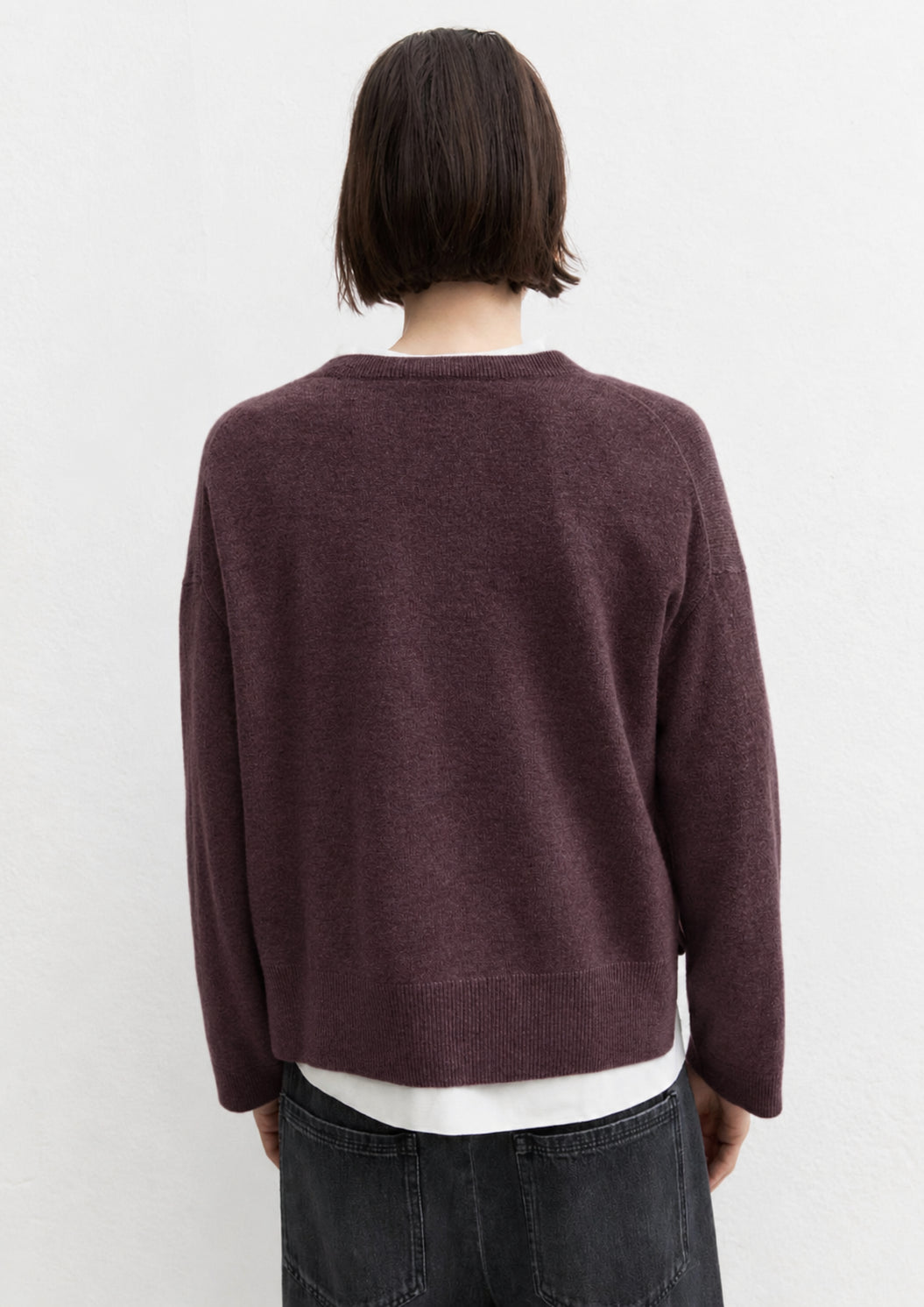 Maglia in pura lana Emmrea Merlot 2625366132200 005 EMME MARELLA