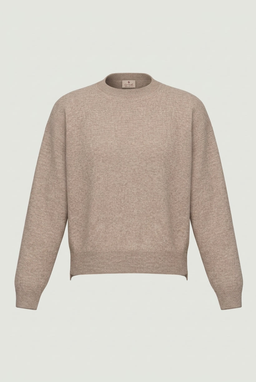 Maglia in pura lana Emmrea Beige 2625366132200 006 EMME MARELLA