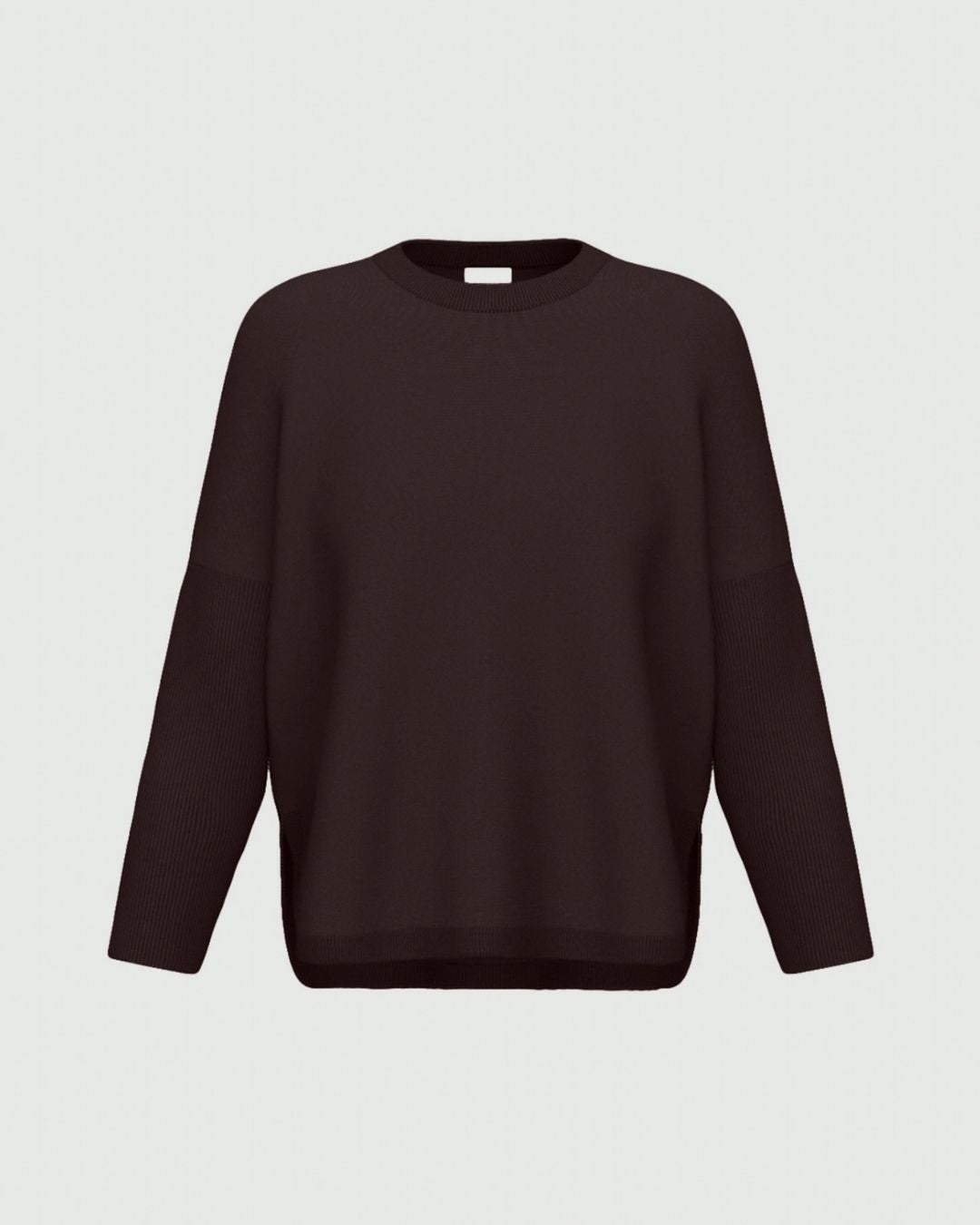 Maglia over in viscosa stretch Testa di moro 2625366281200 008 EMME MARELLA