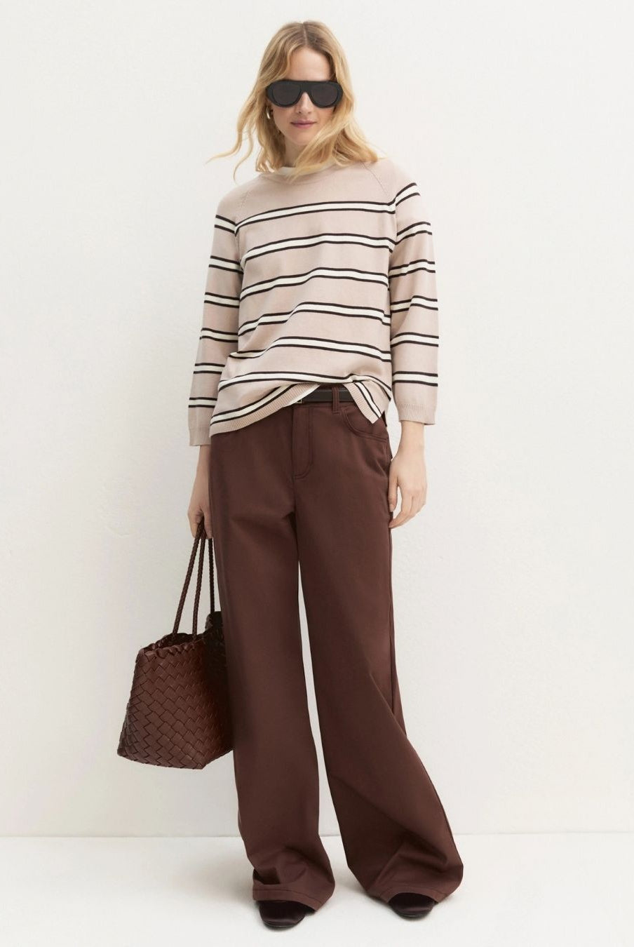 Maglia in viscosa stretch Sabbia 2625366291200 010 EMME MARELLA