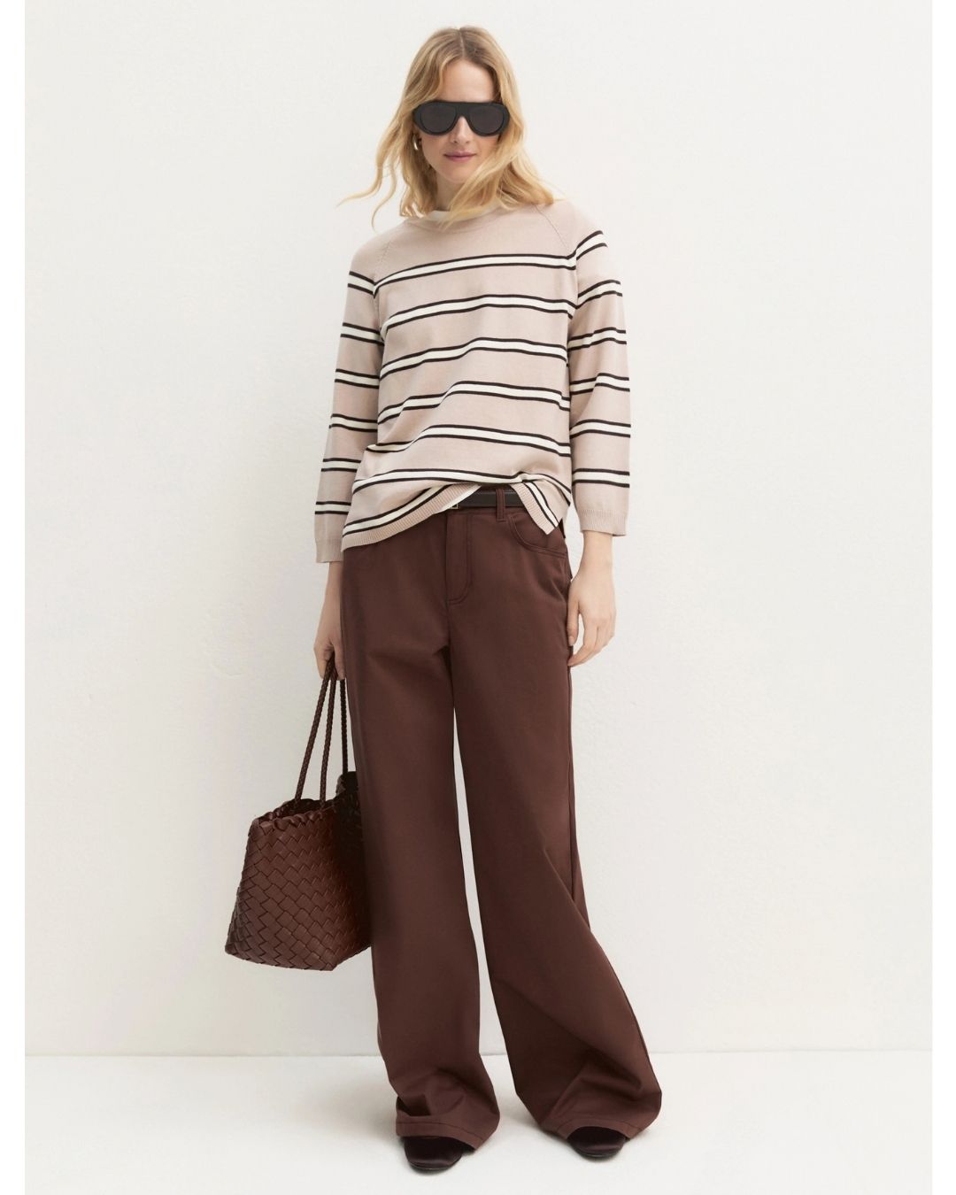 Maglia in viscosa stretch Sabbia 2625366291200 010 EMME MARELLA