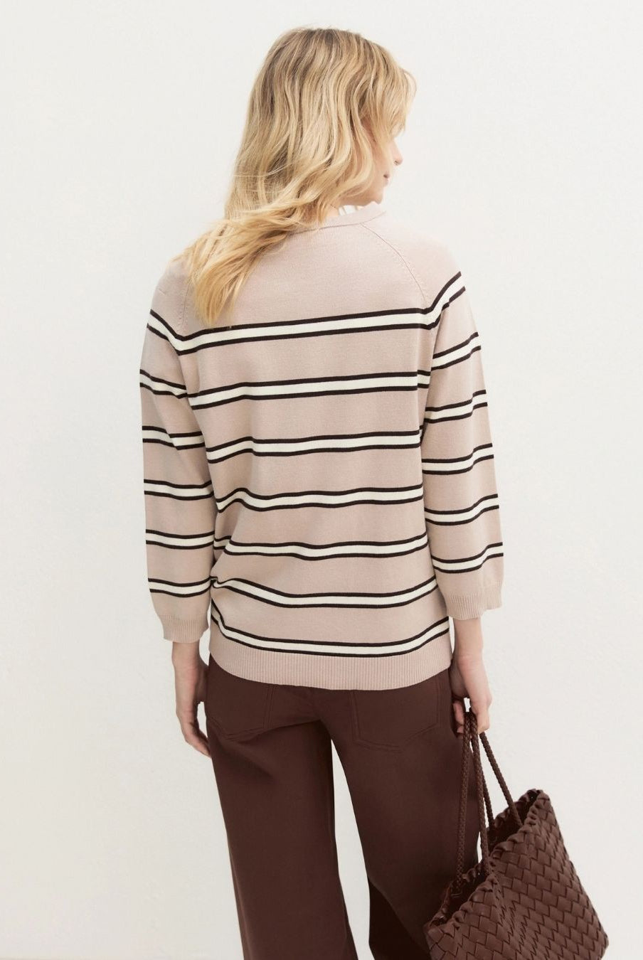 Maglia in viscosa stretch Sabbia 2625366291200 010 EMME MARELLA