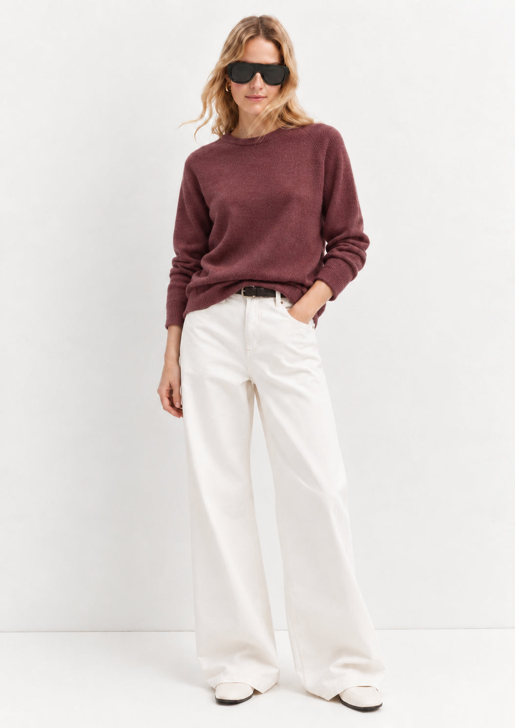 Maglia in viscosa stretch Emmtunica Rosso Mattone 2625366291200 015 EMME MARELLA