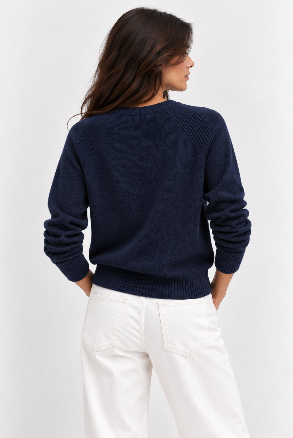 Maglia in filato di misto viscosa stretch Emmdanza Blu Navy 2625366301200 001 EMME MARELLA