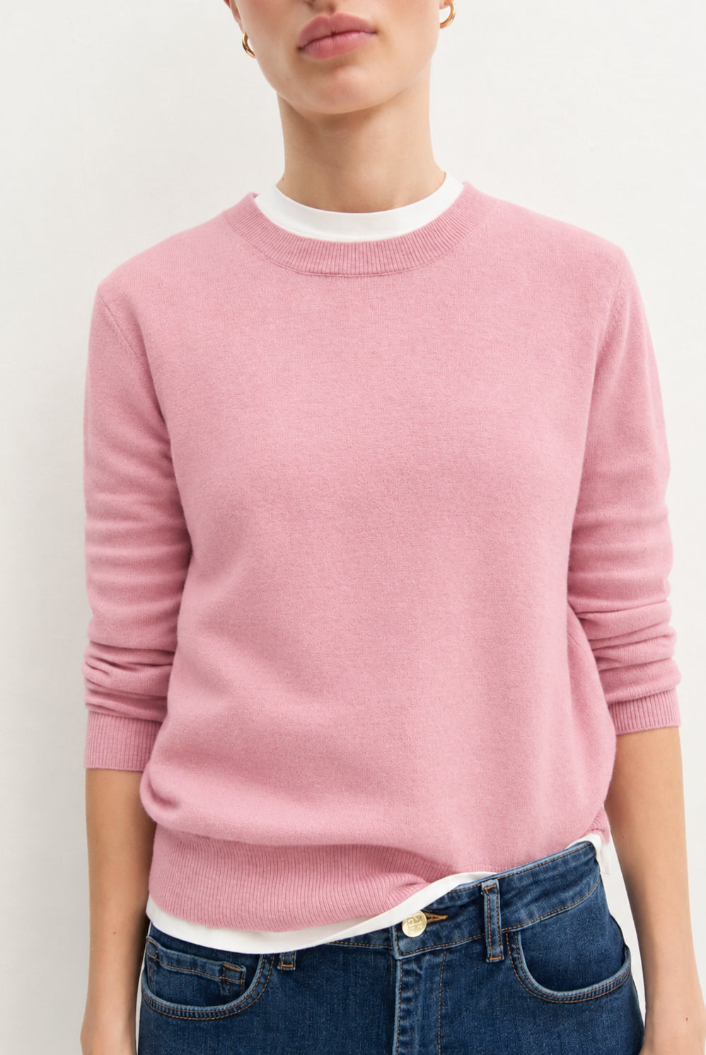 Maglia in lana e cashmere Emmlaccio Rosa Peonia 2625366361200 002 EMME MARELLA