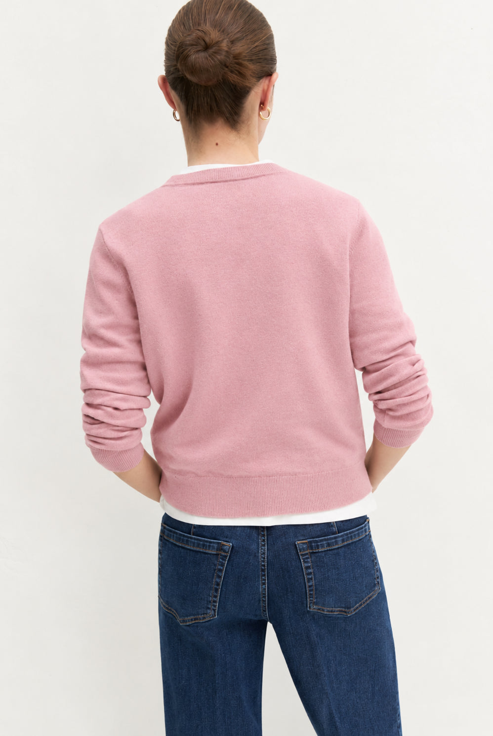 Maglia in lana e cashmere Emmlaccio Rosa Peonia 2625366361200 002 EMME MARELLA