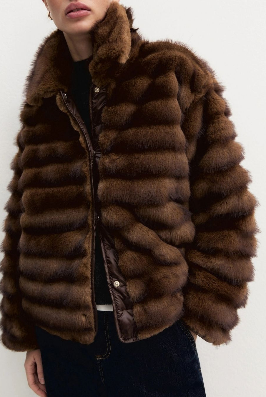 Giacca boxy Cognac 2625456031200 001 EMME MARELLA