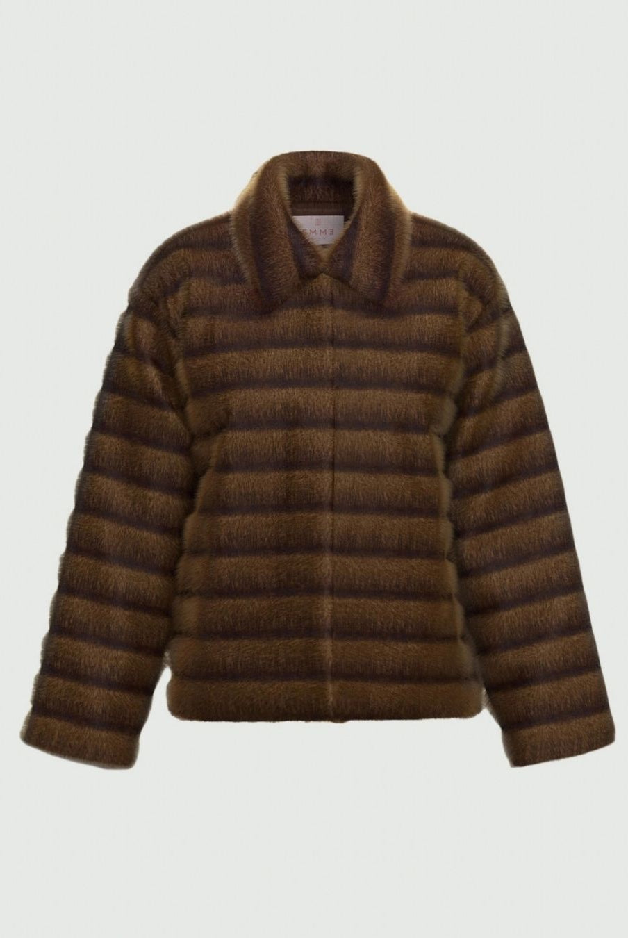 Giacca boxy Cognac 2625456031200 001 EMME MARELLA