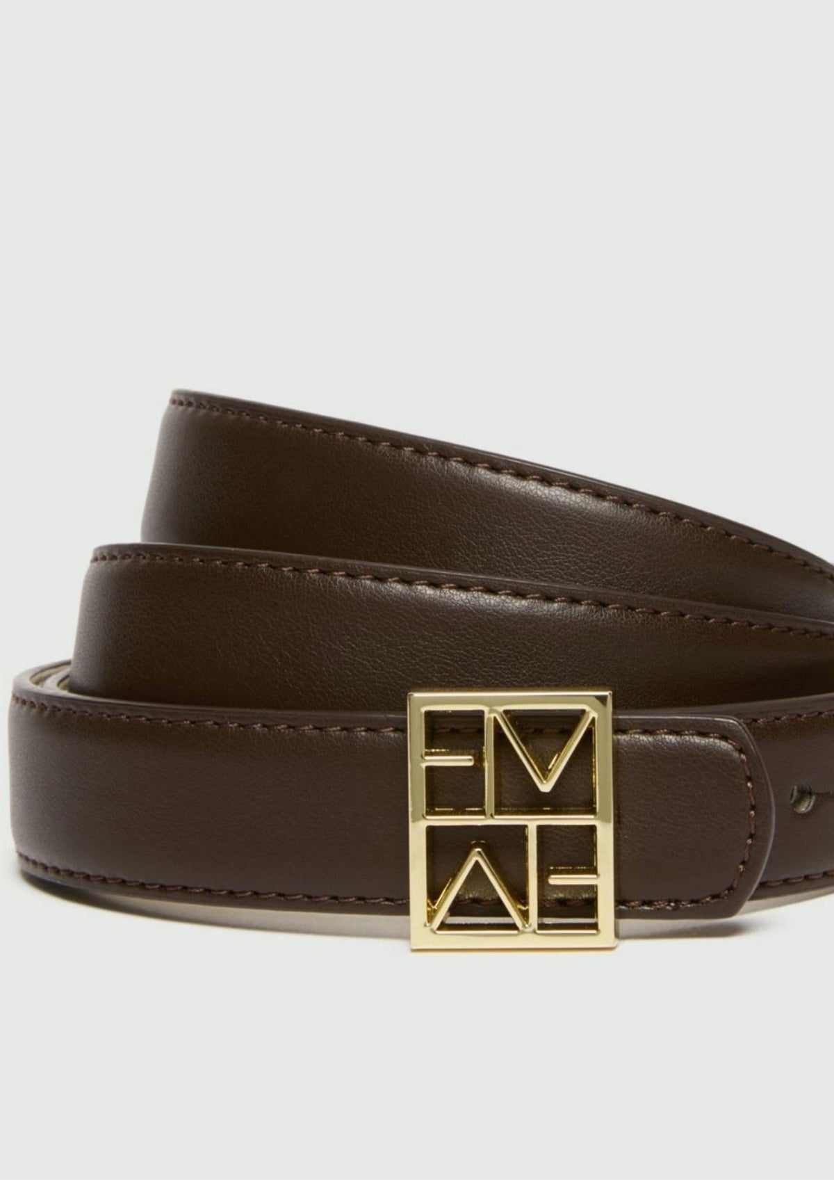 Cintura reversibile con logo Emmvetrino Cuoio 2625506031200 001 EMME MARELLA
