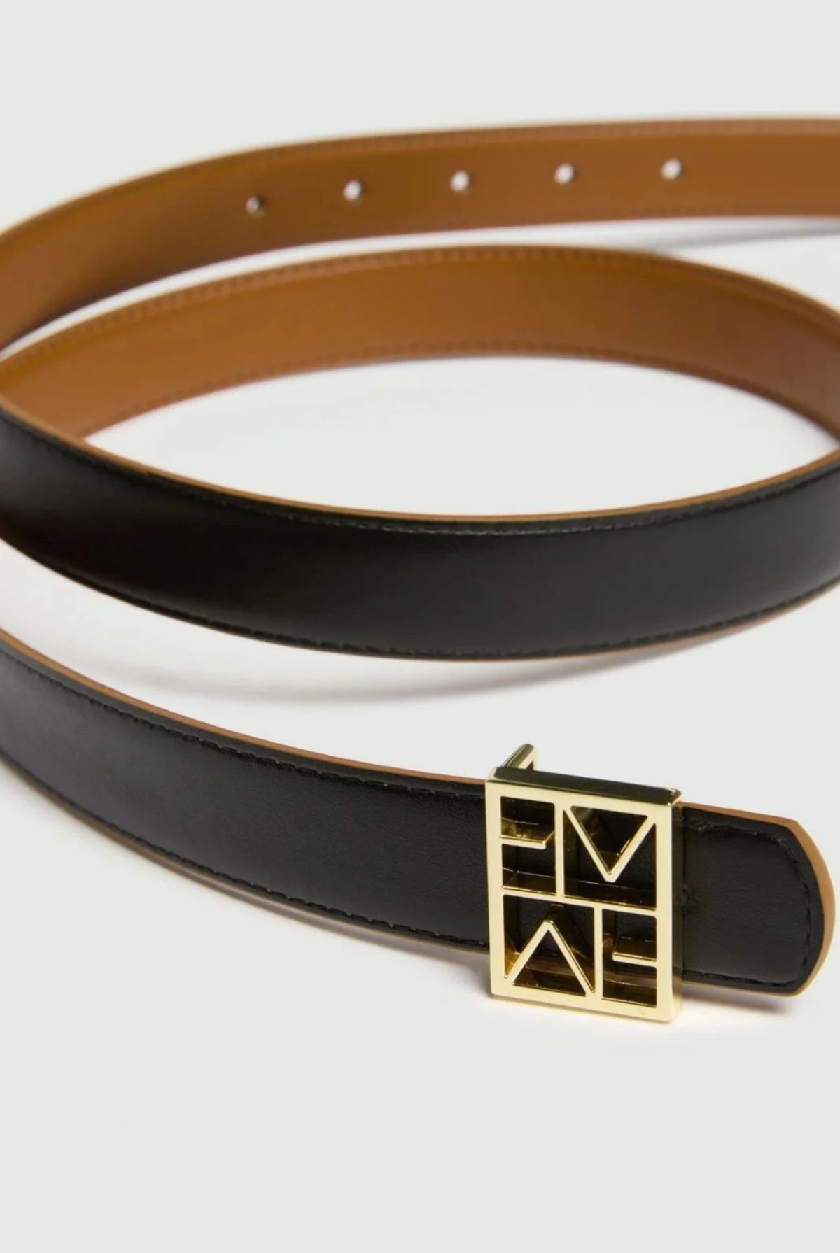 Cintura reversibile con logo Emmvetrino Testa di Moro 2625506031200 003 EMME MARELLA