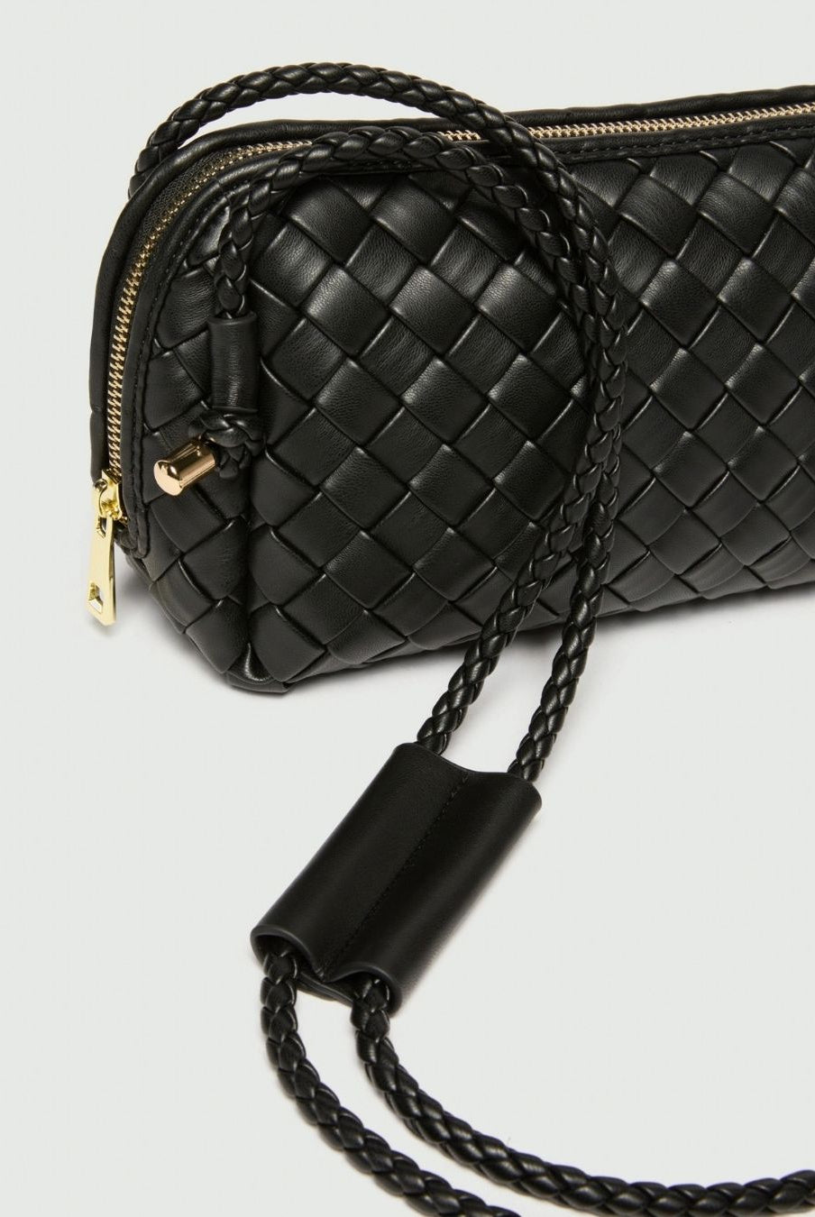 Borsa a tracolla intrecciata Nero 2625516121200 002 EMME MARELLA