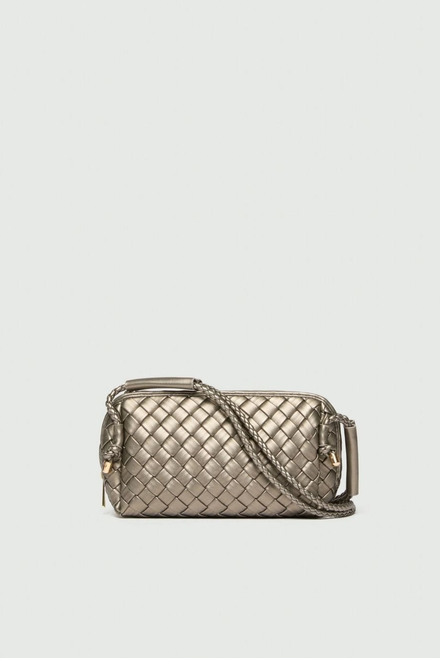 Borsa a tracolla intrecciata Silver 2625516121200 003 EMME MARELLA