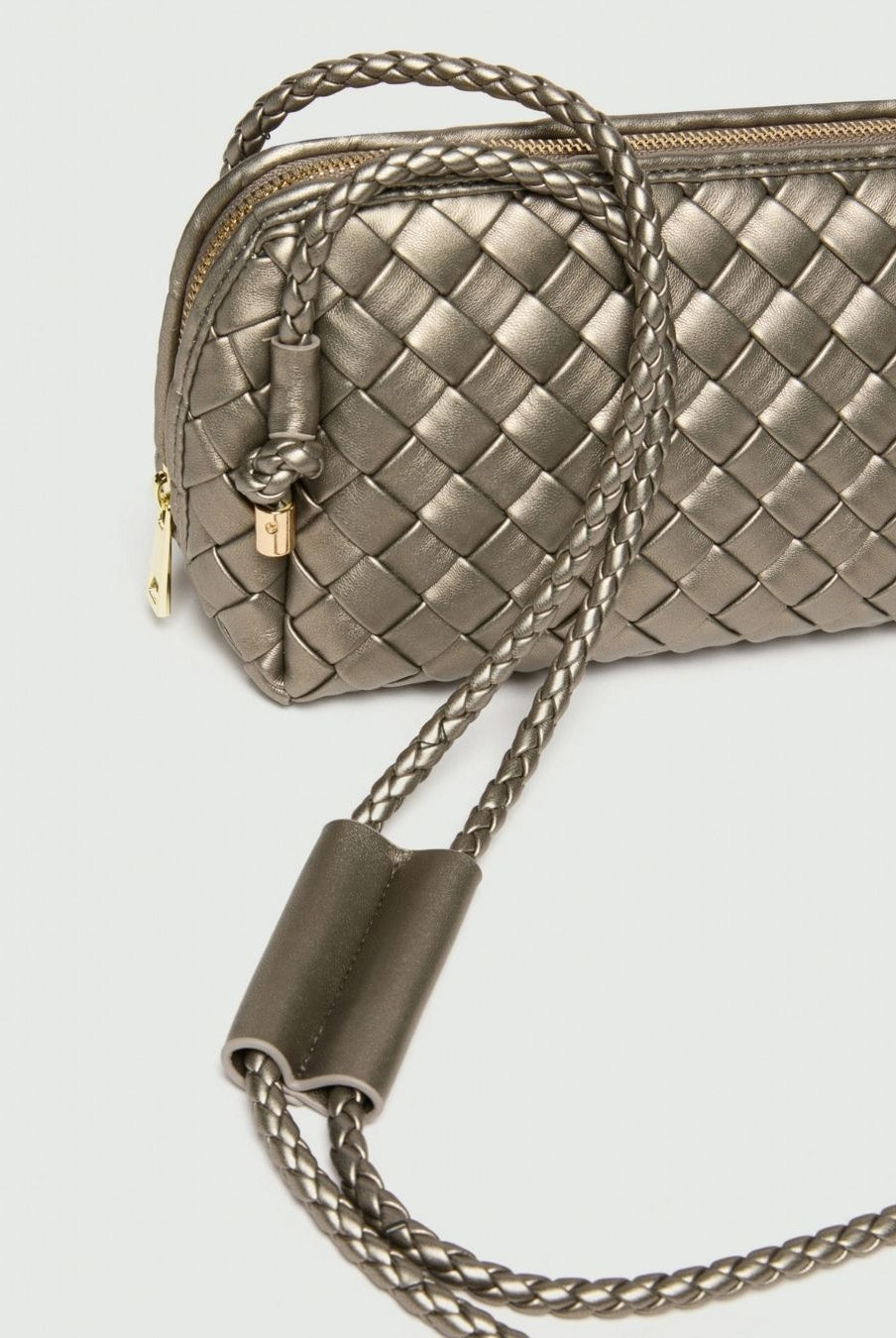 Borsa a tracolla intrecciata Silver 2625516121200 003 EMME MARELLA