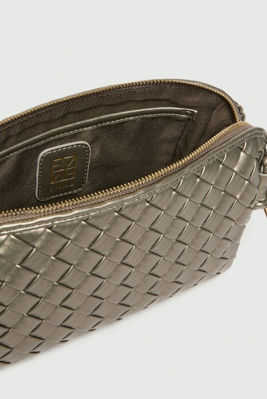 Borsa a tracolla intrecciata Silver 2625516121200 003 EMME MARELLA