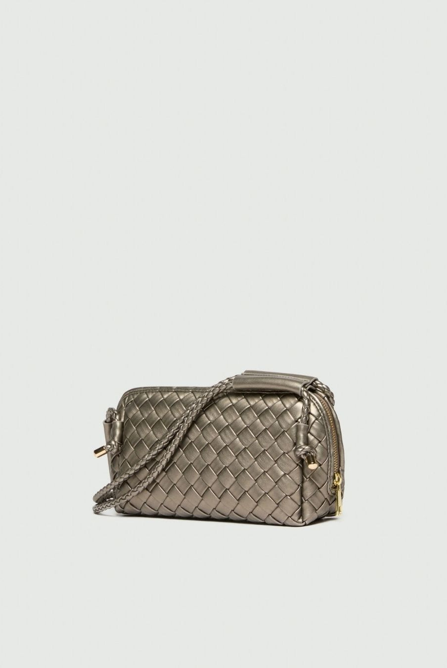 Borsa a tracolla intrecciata Silver 2625516121200 003 EMME MARELLA