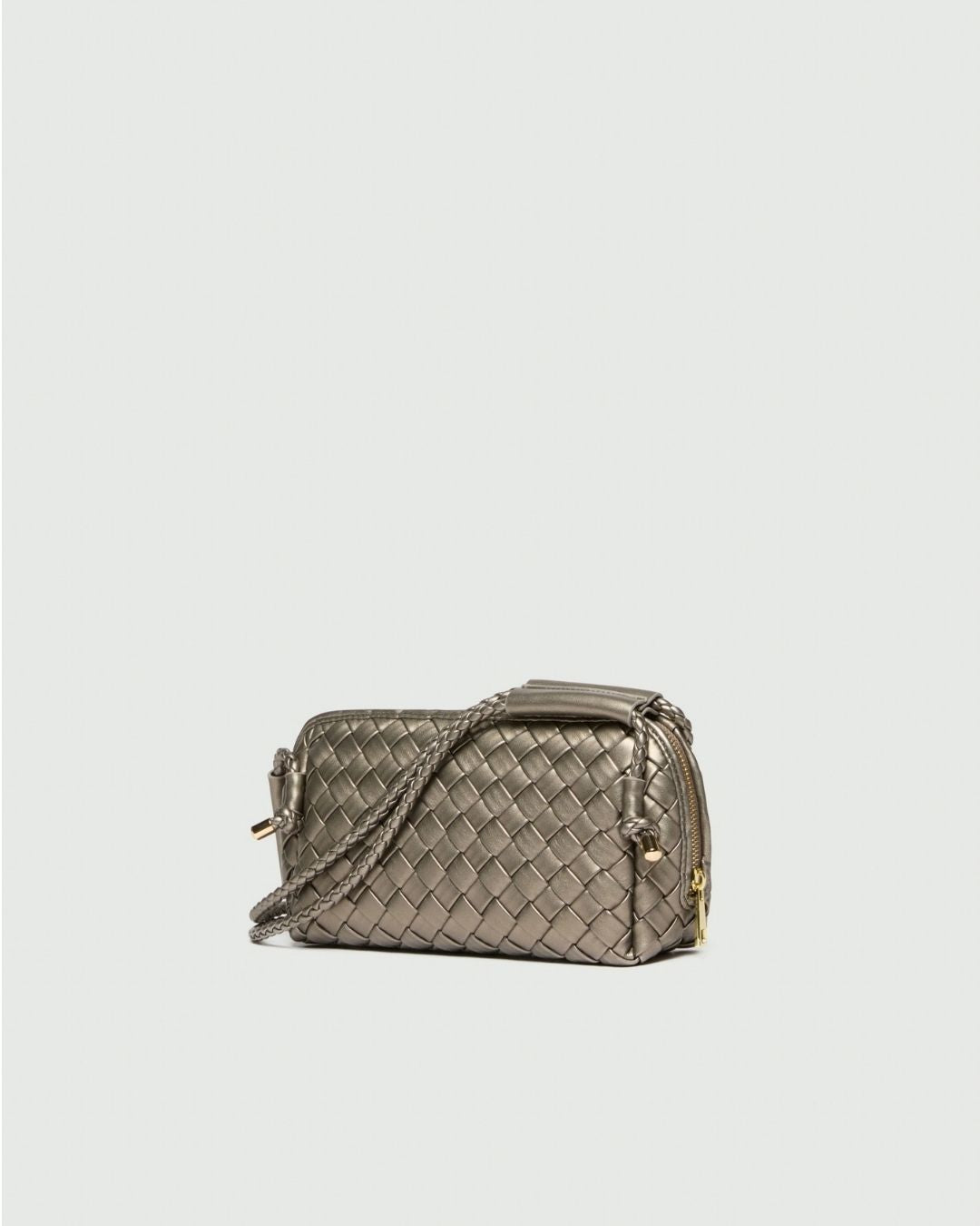Borsa a tracolla intrecciata Silver 2625516121200 003 EMME MARELLA