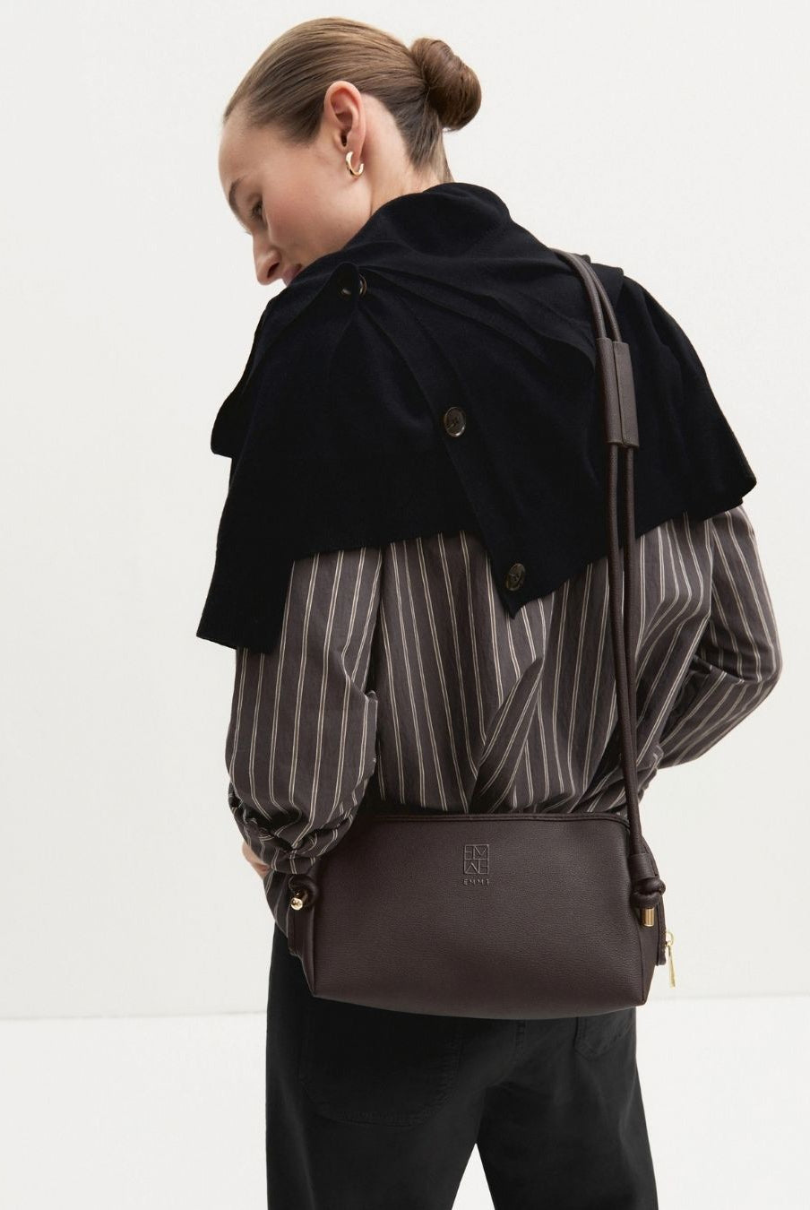 Borsa a tracolla Testa di moro 2625516131200 001 EMME MARELLA
