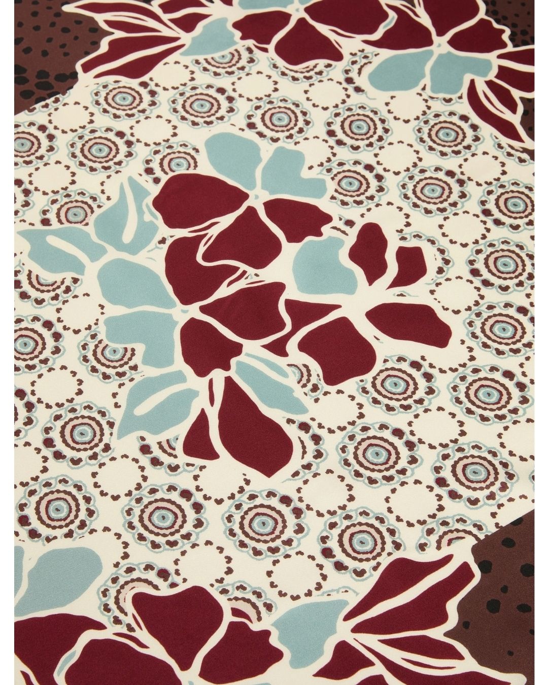 Foulard in seta Marrone 2625546031200 002 EMME MARELLA