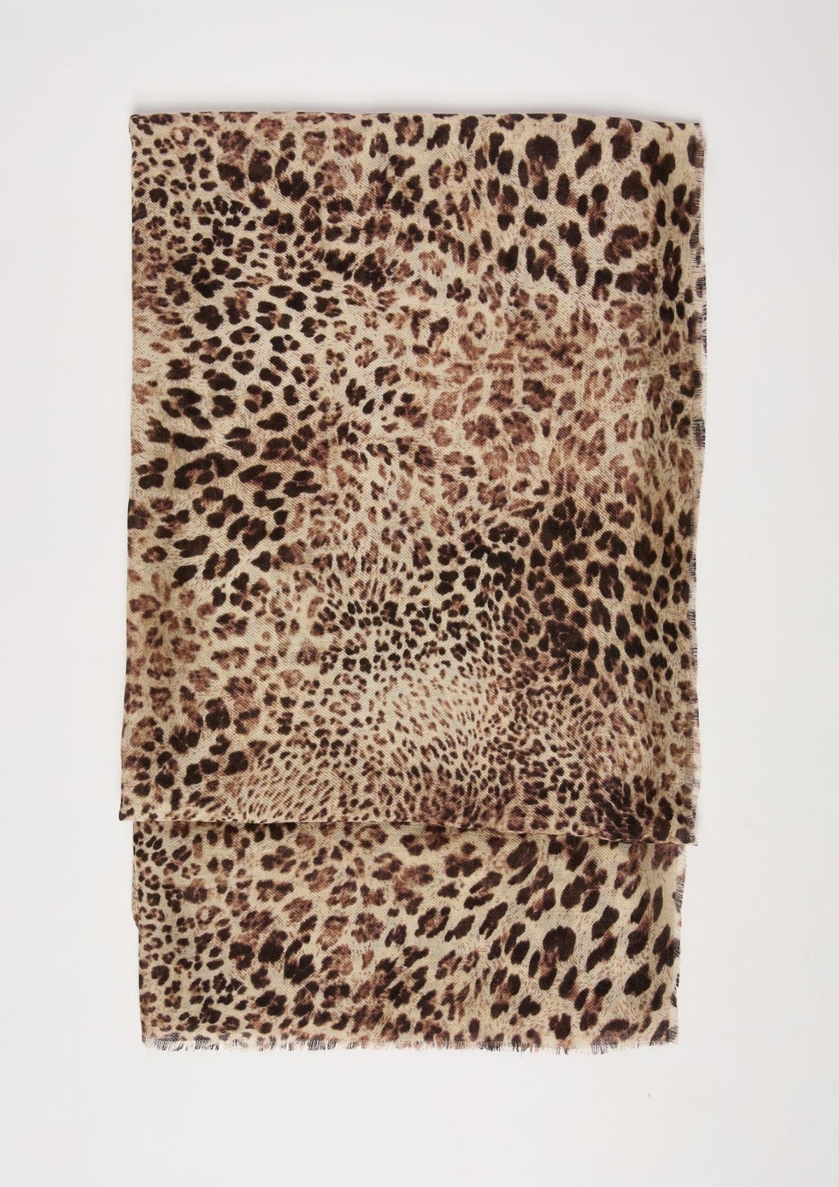 Stola stampata Emmaprile con frangia Leopardo 2625546032200 003 EMME MARELLA