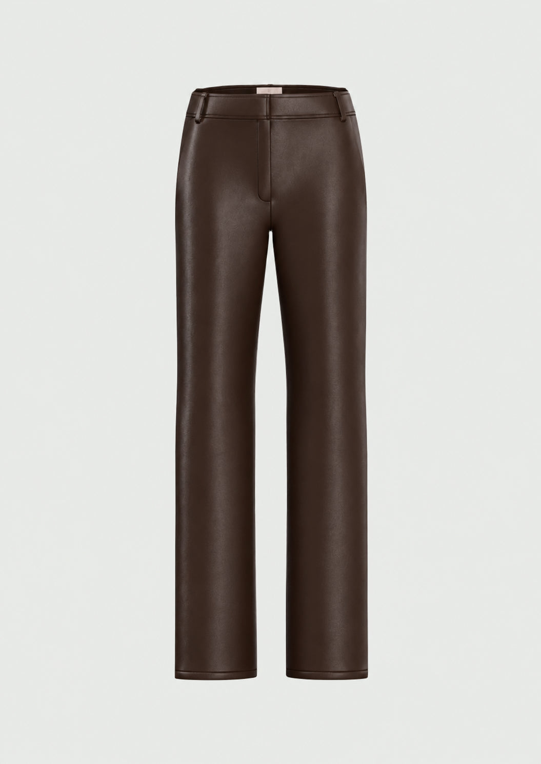 Pantalone dritto in jersey spalmato Emmargento Teasta di Moro 2625786032200 003 EMME MARELLA