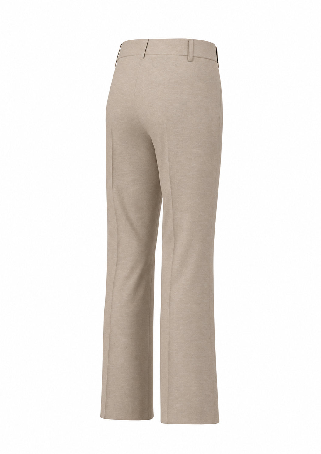 Pantalone slim fit in jersey stretch Emmflare Ecru 2625786051200 001 EMME MARELLA