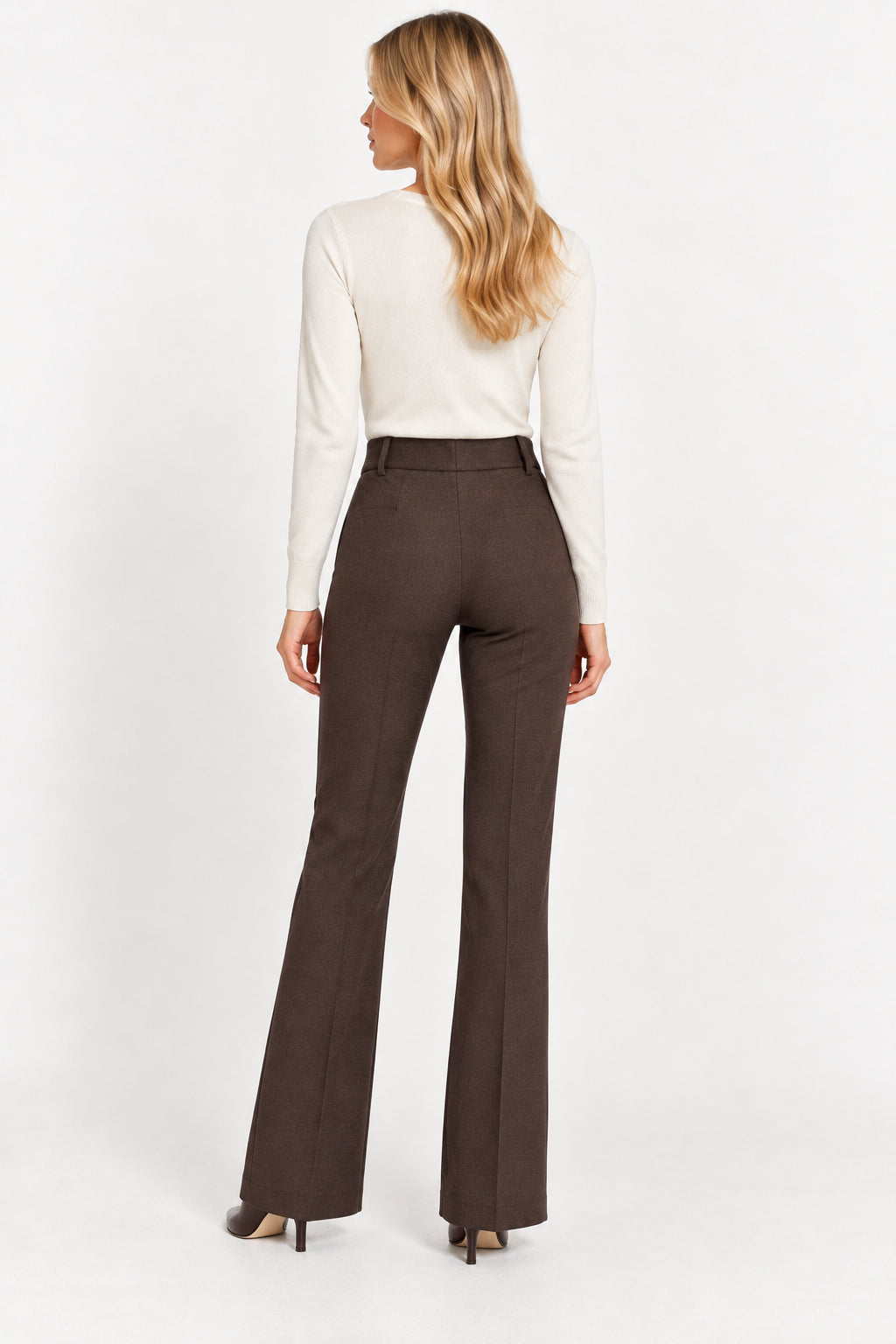 Pantalone slim fit in jersey stretch Emmflare Testa di Moro 2625786051200 006 EMME MARELLA