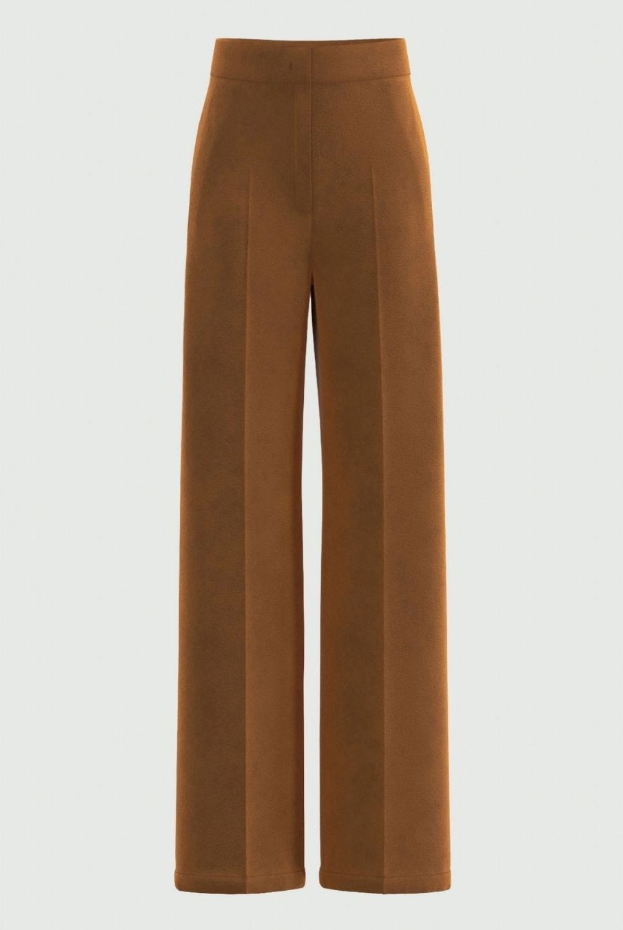 Pantalone dritto in jersey stretch Cognac 2625786071200 002 EMME MARELLA