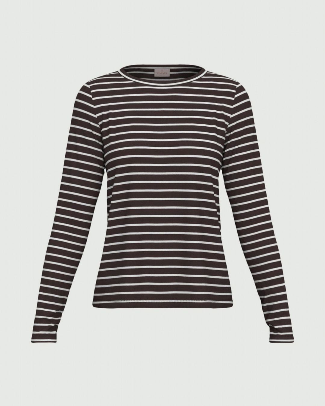 T-shirt in viscosa stretch Marrone 2625976021200 008 EMME MARELLA
