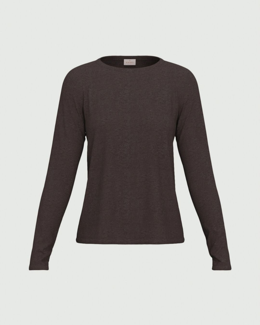 T-shirt in viscosa stretch Marrone 2625976021200 011 EMME MARELLA