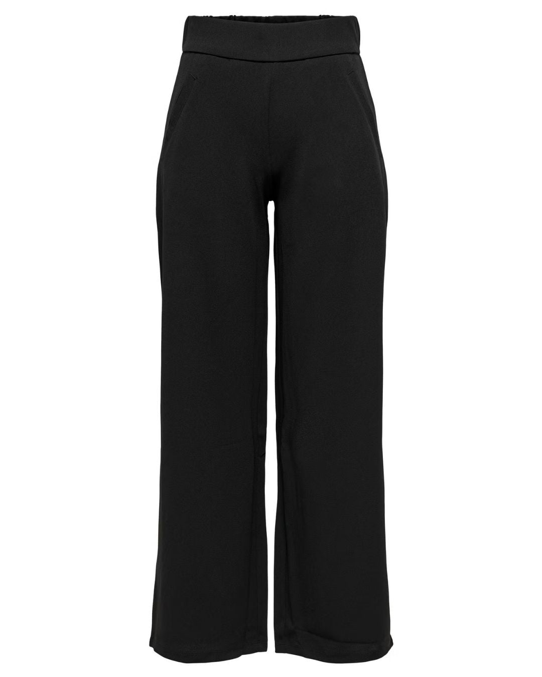 Pantaloni a gamba larga Donna Nero 15221238 Black JACQUELINE DE YONG